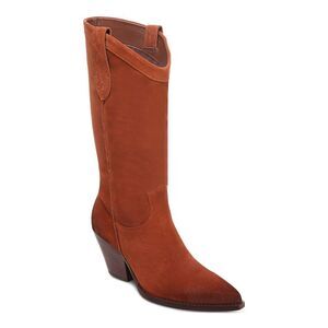 NWT SAM EDELMAN Womens Olive Taupe Brown Tabs Jamie  Leather Western Boot 10 M